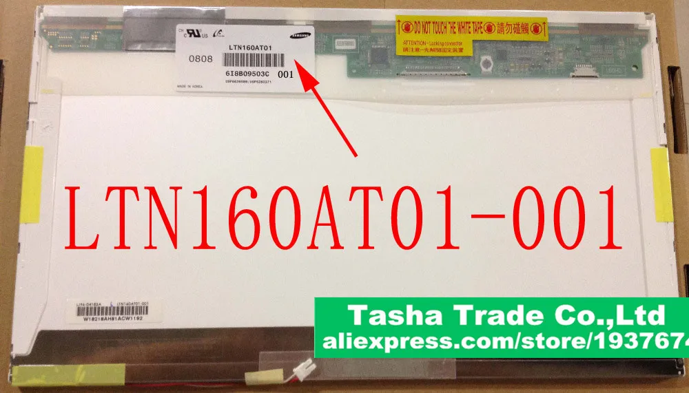 LTN160AT01 Matrix CCFL Backlight 1366*768 WXGA Laptop LCD Screen LED Display
LTN160AT01 Matrix CCFL Backlight 1366*768 WXGA Laptop LCD Screen LED Display