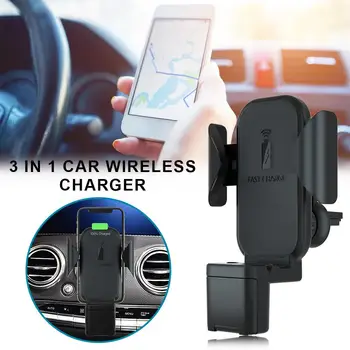 For IPhone Airpods IWatch 3 In 1 Wireless Charger Phones Qi Charging Air Outlets Car Mount QI Wireless Charger Holder For IWatch
For IPhone Airpods IWatch 3 In 1 Wireless Charger Phones Qi Charging Air Outlets Car Mount QI Wireless Charger Holder For IWatch