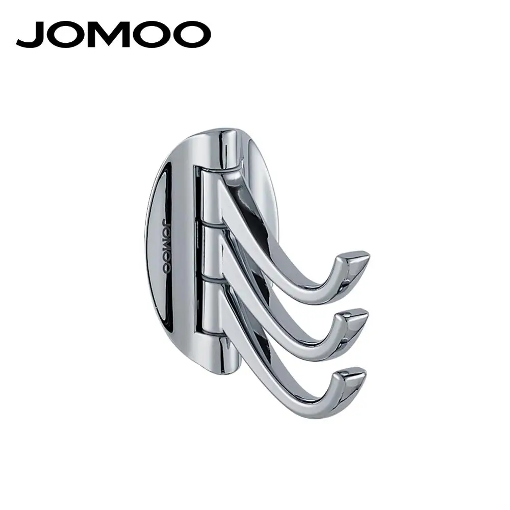 JOMOO Robe Hook Zinc Alloy Wall Hook Modern Revolve Towel Cloth Coat Hooks Chrome Multifunction Three Tiers Bathroom Accessories
JOMOO Robe Hook Zinc Alloy Wall Hook Modern Revolve Towel Cloth Coat Hooks Chrome Multifunction Three Tiers Bathroom Accessories