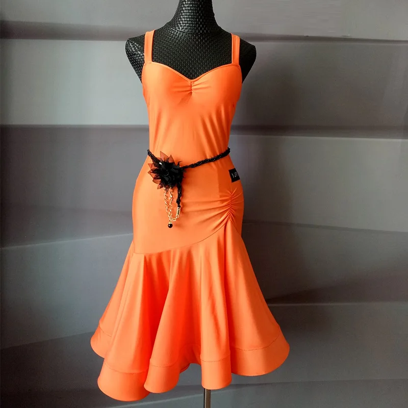 orange latin dress women latin competition dress salsa dress cha cha dress costume for dance samba latin practice wear
orange latin dress women latin competition dress salsa dress cha cha dress costume for dance samba latin practice wear
