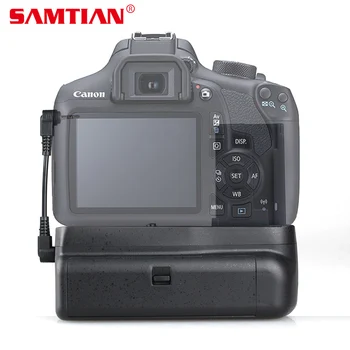 SAMTIAN Vertical Battery Grip Holder for Canon 1100d 1200d 1300d Rebel T5 T6 EOS Kiss X50 DSLR Camera Work with LP-E10 Battery
SAMTIAN Vertical Battery Grip Holder for Canon 1100d 1200d 1300d Rebel T5 T6 EOS Kiss X50 DSLR Camera Work with LP-E10 Battery