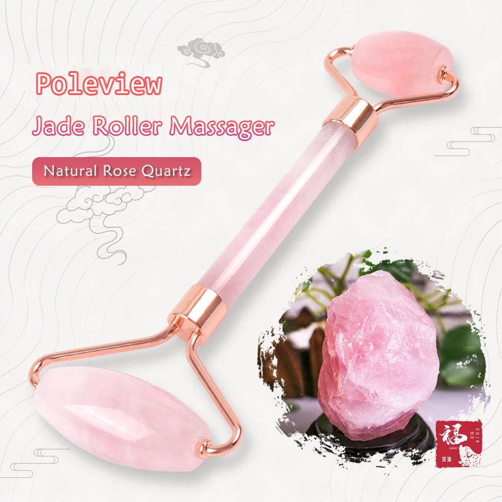 Jade Roller-Gua Sha Massage Tool Set, Jade Roller for Face, 100% All-Natural Handmade Jade Stone for Anti Aging,Remove Wrinkles
Jade Roller-Gua Sha Massage Tool Set, Jade Roller for Face, 100% All-Natural Handmade Jade Stone for Anti Aging,Remove Wrinkles