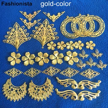 Gold-color Mixed Jewelry Findings,Filigree Phoenix Wings,Flowers,Round Hollow Charms,Leaf,DIY Jewelry Supplies,Check Sales List
Gold-color Mixed Jewelry Findings,Filigree Phoenix Wings,Flowers,Round Hollow Charms,Leaf,DIY Jewelry Supplies,Check Sales List