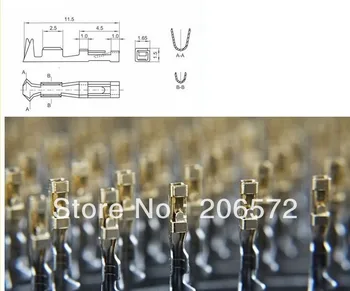 2.54mm dupont connector terminals female needle /Gold plated