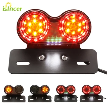 1 Piece Motorcycle Tail Lamps License Plate LED Brake Turn Signal Light led brake tail light For Harley Bobber Cafe Racer ATV
1 Piece Motorcycle Tail Lamps License Plate LED Brake Turn Signal Light led brake tail light For Harley Bobber Cafe Racer ATV