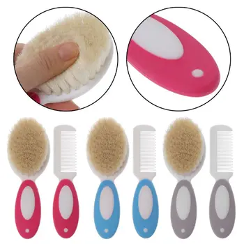 2pcs Portable Soft Newborn Baby Hair Brush Baby Kids Comb Child Hairbrush Sets Boys Girls Head Massager
2pcs Portable Soft Newborn Baby Hair Brush Baby Kids Comb Child Hairbrush Sets Boys Girls Head Massager