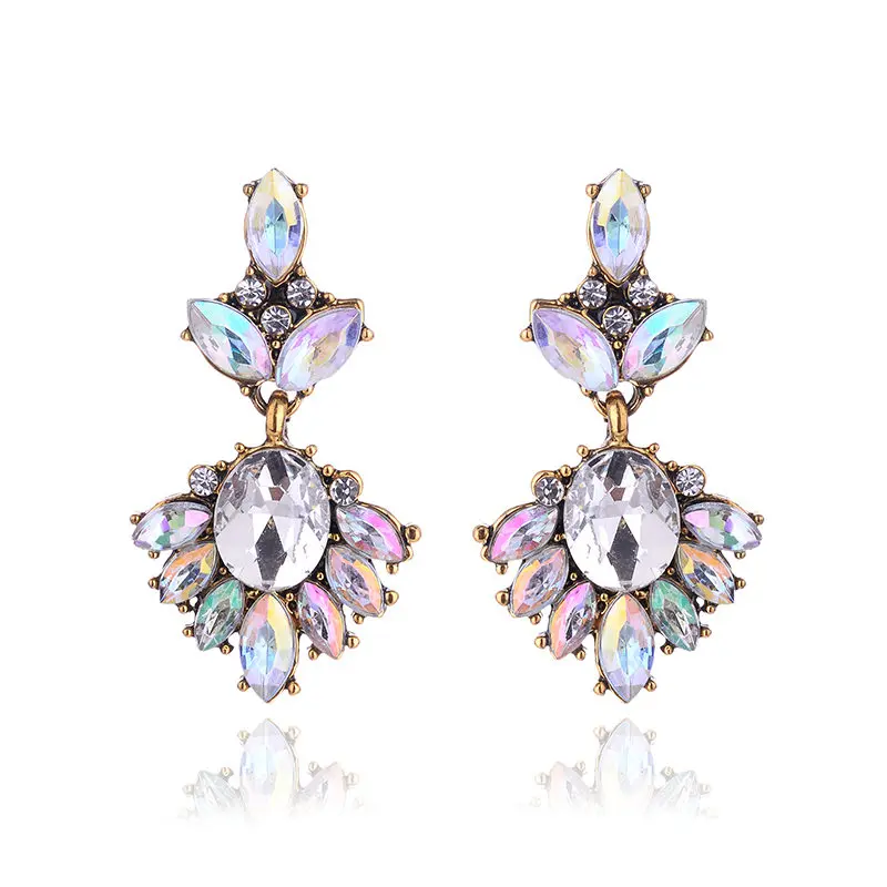 17colors Vintage Antique Golden Transparent Rhinestone Earrings For Women Bijoux Brincos Women's Christmas Gift 2018
17colors Vintage Antique Golden Transparent Rhinestone Earrings For Women Bijoux Brincos Women's Christmas Gift 2018