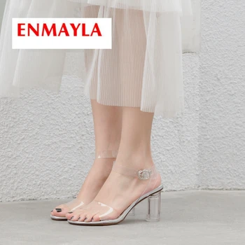 ENMAYLA 2019 New Arrival Women High Heel Sandals Basic Party Buckle Strap Shoes Summer Fashion Shoes Size 34-39 LY2101
ENMAYLA 2019 New Arrival Women High Heel Sandals Basic Party Buckle Strap Shoes Summer Fashion Shoes Size 34-39 LY2101