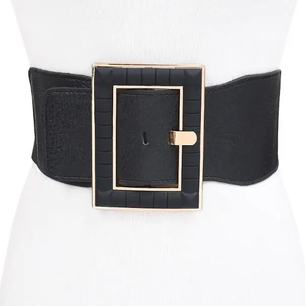 Women's runway fashion elastic buckle Cummerbunds female Dress coat Corsets Waistband Belts decoration wide belt R1178
Women's runway fashion elastic buckle Cummerbunds female Dress coat Corsets Waistband Belts decoration wide belt R1178