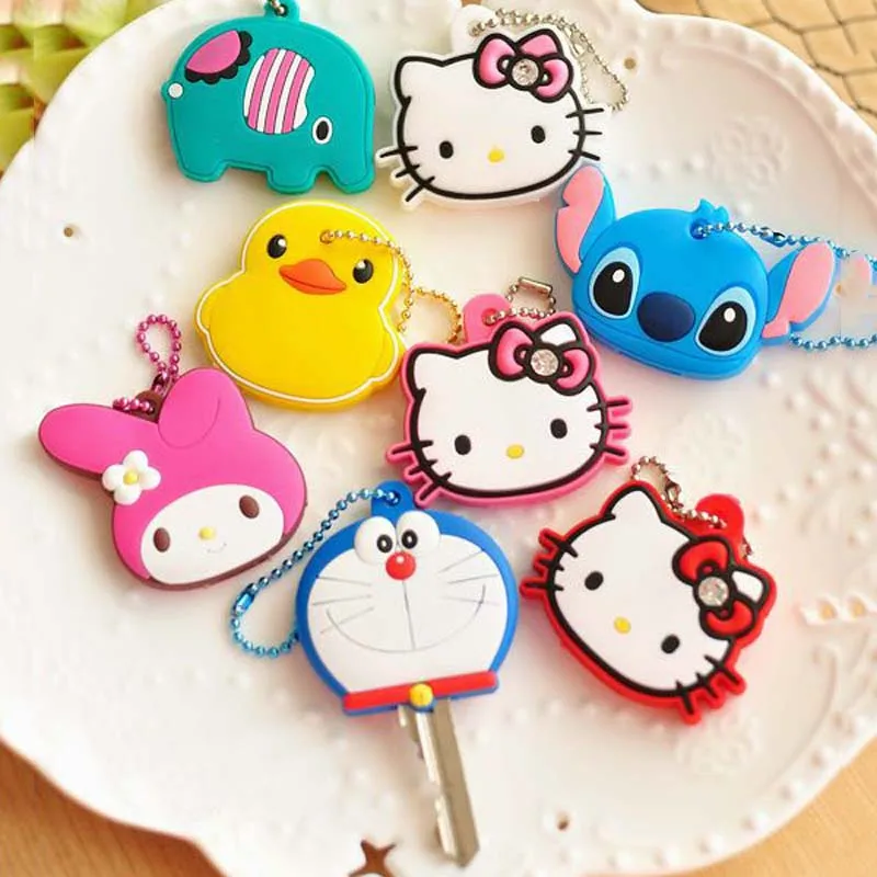 4Pcs Cartoon Anime Cute Key Cover Key Wallet With Chain Silicone Key Holder Case Cute Key Protective Wallet Hook
4Pcs Cartoon Anime Cute Key Cover Key Wallet With Chain Silicone Key Holder Case Cute Key Protective Wallet Hook