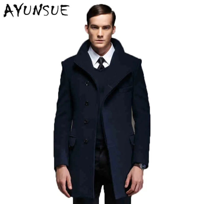 Wool Trench Coats Men Brand-Clothing Mens Coat Mandarin Collar Medium Long Mens Wool Coat Men Winter Jacket Men Overcoat WUJ1183
Wool Trench Coats Men Brand-Clothing Mens Coat Mandarin Collar Medium Long Mens Wool Coat Men Winter Jacket Men Overcoat WUJ1183