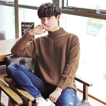 MRMT 2019 Brand New Autumn Winter Men's Sweater Clothing Youth Semi-high-collar Sweater for Male Pure Color Outer Wear Clothing
MRMT 2019 Brand New Autumn Winter Men's Sweater Clothing Youth Semi-high-collar Sweater for Male Pure Color Outer Wear Clothing