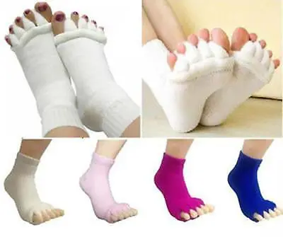 Hirigin Casual Soft Massage 5 Toe Separator Cotton Ankle Socks Foot Alignment Pain Relief 4 Colors
Hirigin Casual Soft Massage 5 Toe Separator Cotton Ankle Socks Foot Alignment Pain Relief 4 Colors