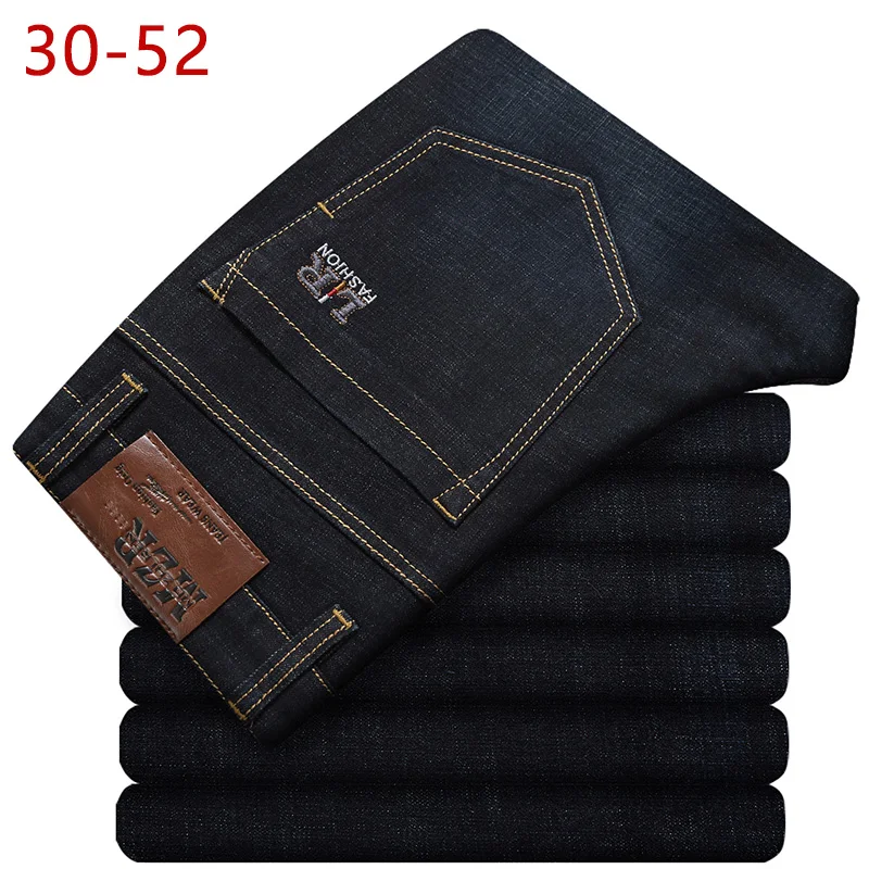 2019 Big Size 30-52 Classic Stretch Baggy Jeans Men Brand Demin Blue Loose Pants Casual Male Cotton High Elastic Overalls CQY10
2019 Big Size 30-52 Classic Stretch Baggy Jeans Men Brand Demin Blue Loose Pants Casual Male Cotton High Elastic Overalls CQY10