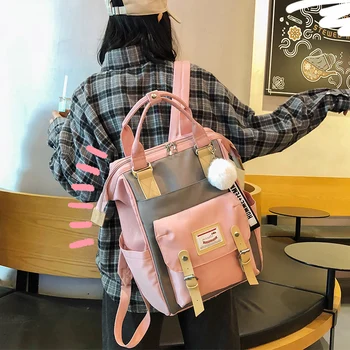 Ins super fire 2020 large capacity backpack female Korean fashion college wind high school students wild chic bag
Ins super fire 2020 large capacity backpack female Korean fashion college wind high school students wild chic bag