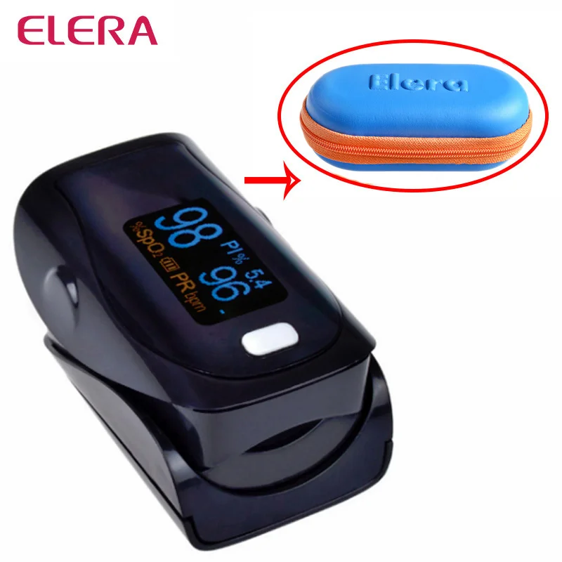 ELERA 10pcs/lot Digital Finger Pulse Oximeter WITH CASE Oximetro de Pulso digital SPO2 PR PI Pulsioximetro a Finger
ELERA 10pcs/lot Digital Finger Pulse Oximeter WITH CASE Oximetro de Pulso digital SPO2 PR PI Pulsioximetro a Finger