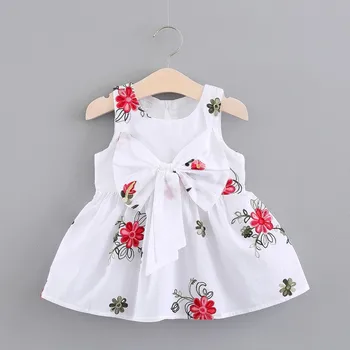 Toddler Baby Dress Kids Girls Clothes Bowknot Ribbons Ruched Floral Dress For Girl Summer Beach Party Princess Dresses
Toddler Baby Dress Kids Girls Clothes Bowknot Ribbons Ruched Floral Dress For Girl Summer Beach Party Princess Dresses