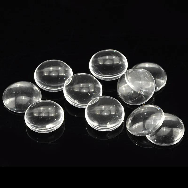 50 шт куполообразные стеклянные кабошоны круглый прозрачный стеклянный модный