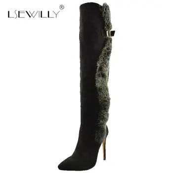 Lsewilly Women Thin High Heel Long Boots Flock Woman Shoes Over The Knee Boots Korean Fashion Shoes Woman Black Footwear E159
Lsewilly Women Thin High Heel Long Boots Flock Woman Shoes Over The Knee Boots Korean Fashion Shoes Woman Black Footwear E159