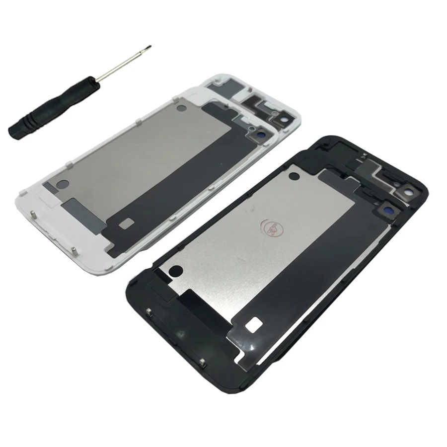 For iPhone 4 4S Genuine Glass Rear Battery Cover Phone Case Black White Back Pannel Replacement Parts Fundas + Tool
For iPhone 4 4S Genuine Glass Rear Battery Cover Phone Case Black White Back Pannel Replacement Parts Fundas + Tool