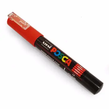 3 Pcs of Uni Posca PC-1M Paint Marker Art Poster Color Marking Professional Extra Fine Bullet Tip 0.7mm 21 Colors Available
3 Pcs of Uni Posca PC-1M Paint Marker Art Poster Color Marking Professional Extra Fine Bullet Tip 0.7mm 21 Colors Available