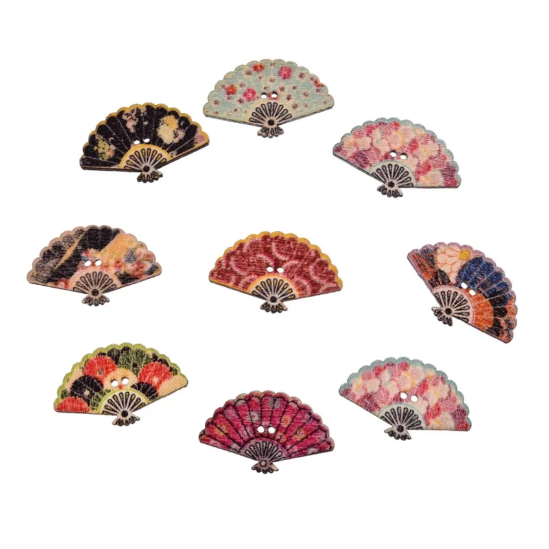 New Scrapbook buttons 50pcs mixed pattern folding fan shape wooden decorative buttons for craft sewing scrapbooking accessories
New Scrapbook buttons 50pcs mixed pattern folding fan shape wooden decorative buttons for craft sewing scrapbooking accessories