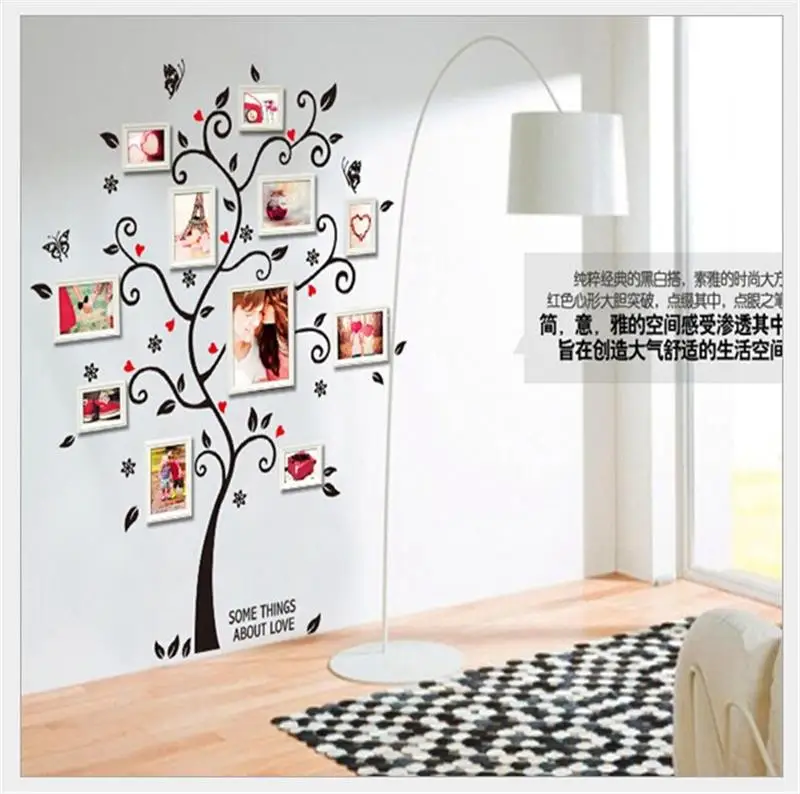 photos family tree wall stickers quotes living room decorations diy home decals removable mural art print poster (Without Frame)
photos family tree wall stickers quotes living room decorations diy home decals removable mural art print poster (Without Frame)