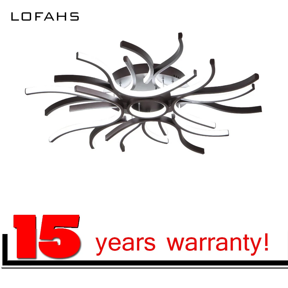 LOFAHS New White or Brown Aluminum Modern Led Chandelier For Living Room Bedroom Study Room AC85-265V Ceiling Chandelier
LOFAHS New White or Brown Aluminum Modern Led Chandelier For Living Room Bedroom Study Room AC85-265V Ceiling Chandelier
