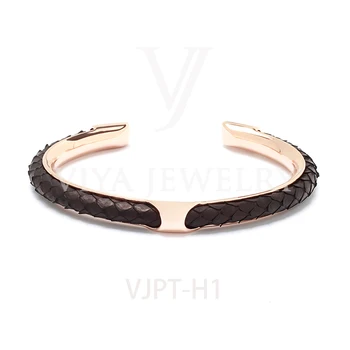 Luxury Black Python Stingray Bangle Leather Cords Bracelet C Shape Gold-color Stainless Steel & Stingray/Python Leather Bangles
Luxury Black Python Stingray Bangle Leather Cords Bracelet C Shape Gold-color Stainless Steel & Stingray/Python Leather Bangles