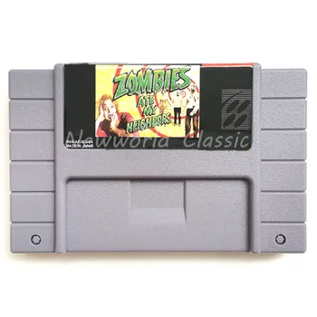 Zombies Ate My Neighbors USA Version for 16 bit Gray Video Game Cartridge Card For NTSC Game Player
Zombies Ate My Neighbors USA Version for 16 bit Gray Video Game Cartridge Card For NTSC Game Player