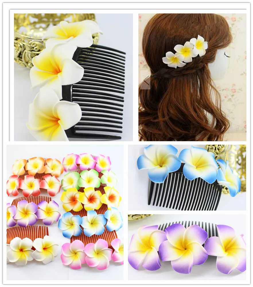 12cm length 9 kinds of color you choose Fabulous Hawaii Plumeria flowers Foam Frangipani Flower comb bridal hair clip
12cm length 9 kinds of color you choose Fabulous Hawaii Plumeria flowers Foam Frangipani Flower comb bridal hair clip