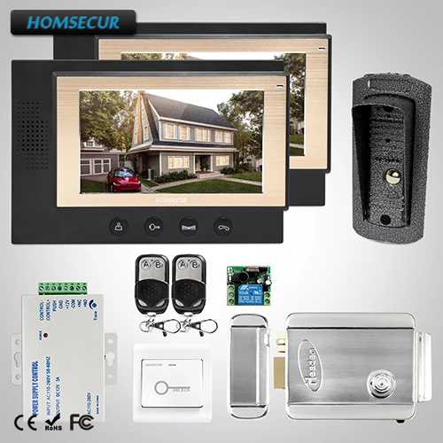 HOMSECUR 7" Video&Audio Smart Doorbell+Outdoor Monitoring for Home Security(TC041+TM701-B)
HOMSECUR 7" Video&Audio Smart Doorbell+Outdoor Monitoring for Home Security(TC041+TM701-B)
