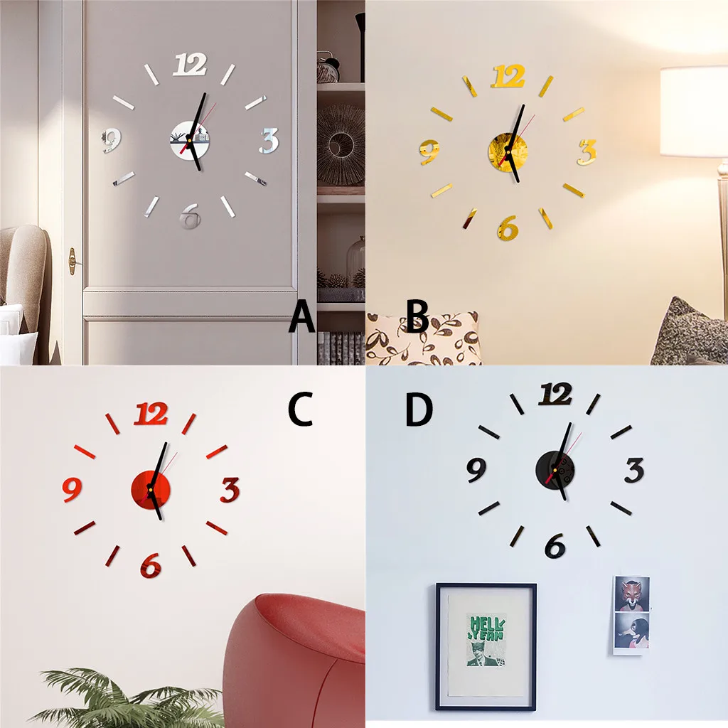 2019 3D DIY Roman Numbers Acrylic Mirror Wall Sticker Clock Home Decor Mural Decals Wall Clock Modern Design Duvar Saati
2019 3D DIY Roman Numbers Acrylic Mirror Wall Sticker Clock Home Decor Mural Decals Wall Clock Modern Design Duvar Saati