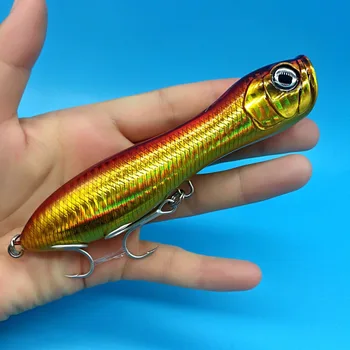 TSURINOYA 4PCS/LOT 35g/125mm 6colors Top Water Lure Saltwater Fishing Bait 3D eyes fishing lure
TSURINOYA 4PCS/LOT 35g/125mm 6colors Top Water Lure Saltwater Fishing Bait 3D eyes fishing lure