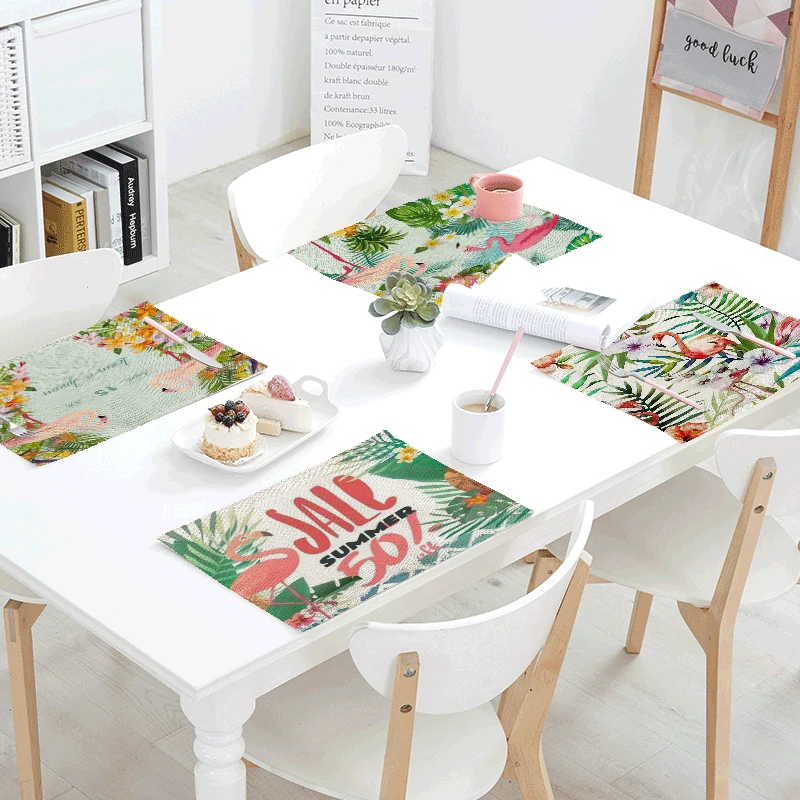 Colorful Gorgeous Flamingo Table Cloth 42*32 CM Cute Beautiful Dignified Foraging Thinking Rest Game Linen Table Flag Decoration
Colorful Gorgeous Flamingo Table Cloth 42*32 CM Cute Beautiful Dignified Foraging Thinking Rest Game Linen Table Flag Decoration