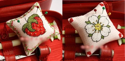ZC032 Pin Neddle Cushion 18CT White Fabric Biscornu Needlework DIY Kit For Embroidery Cotton Thread Set Counted Cross-Stitching
ZC032 Pin Neddle Cushion 18CT White Fabric Biscornu Needlework DIY Kit For Embroidery Cotton Thread Set Counted Cross-Stitching