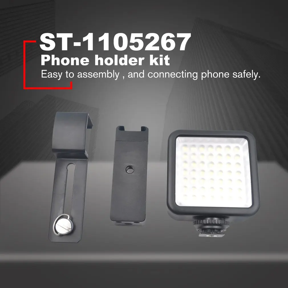 Metal Clip Support Black Aluminum Material Durable Kit & LED Lights For DJI Osmo Pocket Stand Holder Accessories Kit
Metal Clip Support Black Aluminum Material Durable Kit & LED Lights For DJI Osmo Pocket Stand Holder Accessories Kit