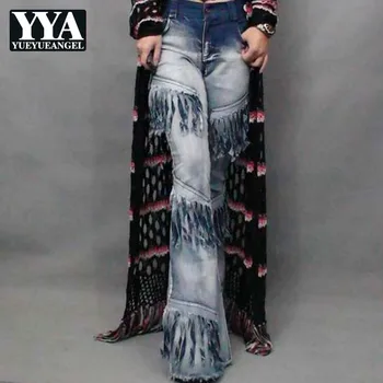 2019 New Fashion Sexy Women's Vintage Chic Bell Bottoms Denim Female Wide Flared Jeans Lace Up Tassel Ladies Long Pants Stretchy
2019 New Fashion Sexy Women's Vintage Chic Bell Bottoms Denim Female Wide Flared Jeans Lace Up Tassel Ladies Long Pants Stretchy