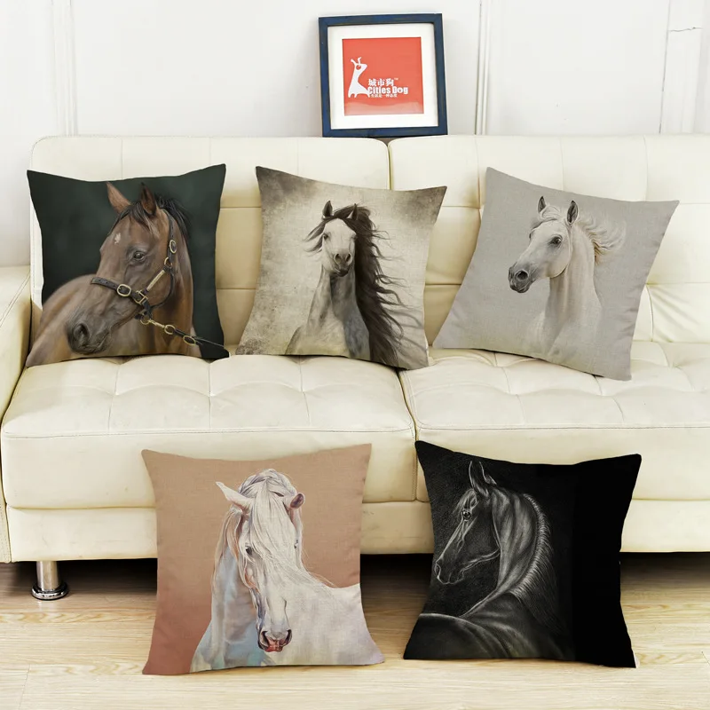 World Horse Breeds Thoroughbred Arabian Horses Throw Pillow Case Equestrian Enthusiasts Home Sofa Decorative Cushion Covers
World Horse Breeds Thoroughbred Arabian Horses Throw Pillow Case Equestrian Enthusiasts Home Sofa Decorative Cushion Covers