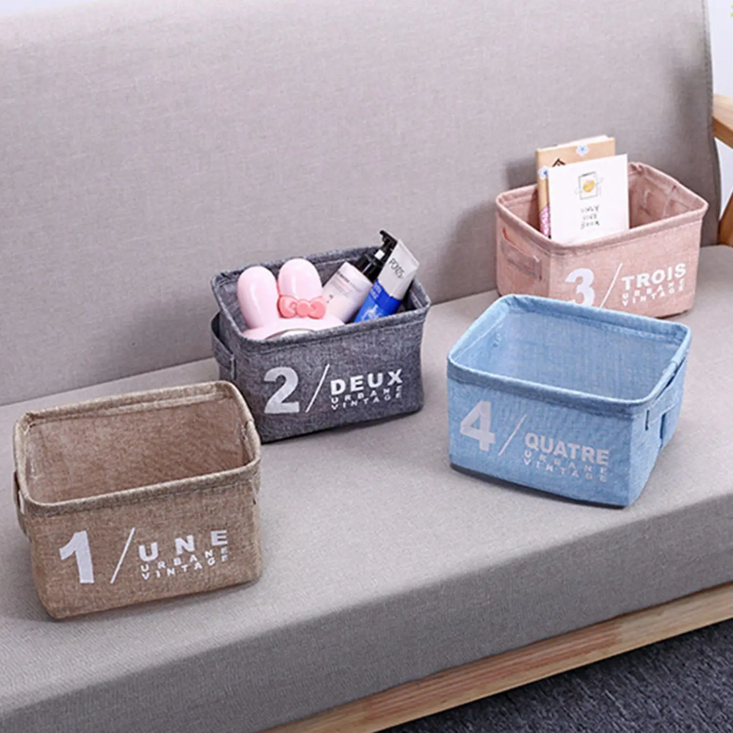 Cute Storage Simple Style Linen Desk Storage Box Holder Jewelry Cosmetic Stationery Organizer Storage Baskets
Cute Storage Simple Style Linen Desk Storage Box Holder Jewelry Cosmetic Stationery Organizer Storage Baskets
