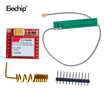 SIM800L GPRS GSM Module Micro SIM Card Core Quad-Band TTL Serial Port Antenna PCB Wireless WIFI Board For Arduino Smart Phone
SIM800L GPRS GSM Module Micro SIM Card Core Quad-Band TTL Serial Port Antenna PCB Wireless WIFI Board For Arduino Smart Phone