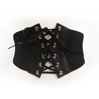 Fashion PU Elastische Band Women Wide Waist Stretch Belt Elastic Cross Strap Girdle Faja Gordel
Fashion PU Elastische Band Women Wide Waist Stretch Belt Elastic Cross Strap Girdle Faja Gordel