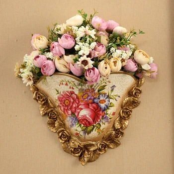European Resin Retro Vase Wall Hanging Ornaments Crafts Home Livingroom Wall Mural Decoration Hotel Porch Flower Basket Artwork
European Resin Retro Vase Wall Hanging Ornaments Crafts Home Livingroom Wall Mural Decoration Hotel Porch Flower Basket Artwork