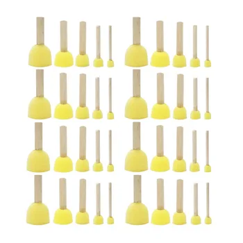 40 pcs Assorted Round Paint Sponge Brush Toy Set Educational Painting Tools Sponge Stippler Set for Kids Painting Crafts
40 pcs Assorted Round Paint Sponge Brush Toy Set Educational Painting Tools Sponge Stippler Set for Kids Painting Crafts