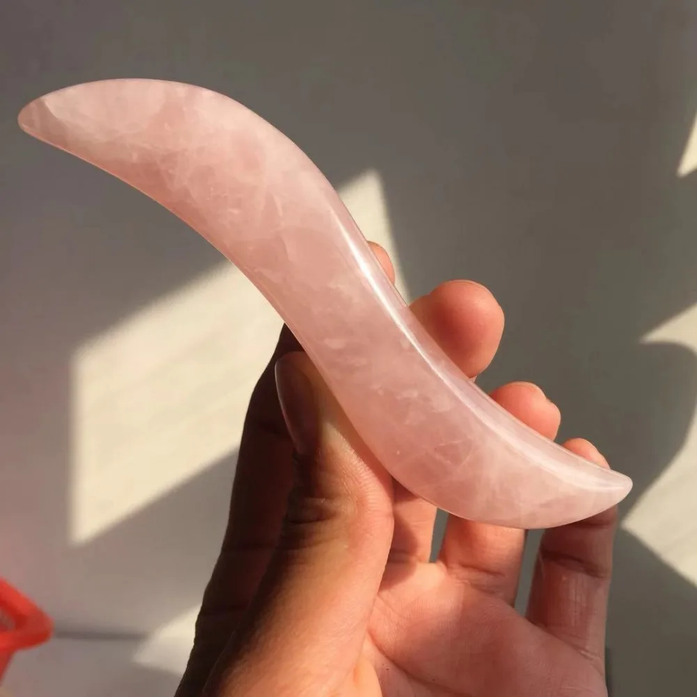 100% natural mineral pink rose quartz Crystal gemstone face massage wand meditation reiki healing scraping therapy wand as gift
100% natural mineral pink rose quartz Crystal gemstone face massage wand meditation reiki healing scraping therapy wand as gift