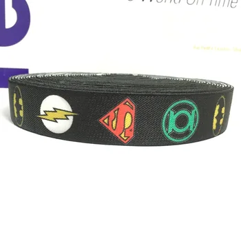 12 Meters 1" 25mm Sulimation Printing Super Heros Pattern Suspender Elastic Webbing
12 Meters 1" 25mm Sulimation Printing Super Heros Pattern Suspender Elastic Webbing