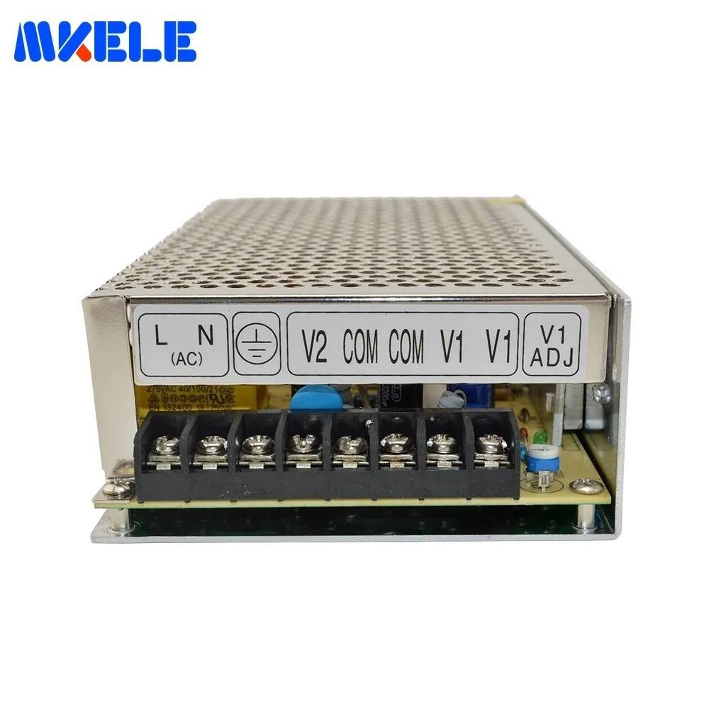 Makerele D-120F12 12V -12V Volt 120W 5A 5A Dual Output Switching Power Supply Can Be Customized For Led Light SMPS Dual Output
Makerele D-120F12 12V -12V Volt 120W 5A 5A Dual Output Switching Power Supply Can Be Customized For Led Light SMPS Dual Output