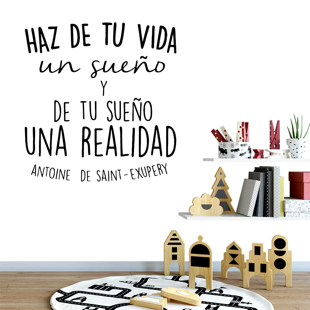Creative Spanish Quotes Vinyl Wall Sticker Home Decor Stikers Kids Room Nature Decor Wall Art Decal Wallstickers
Creative Spanish Quotes Vinyl Wall Sticker Home Decor Stikers Kids Room Nature Decor Wall Art Decal Wallstickers