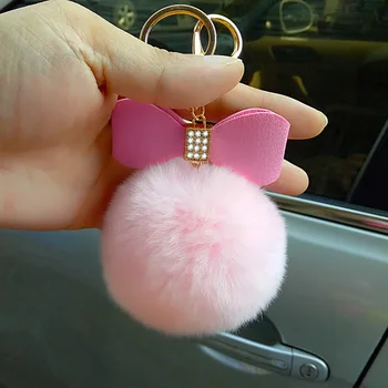 Fashion Bowknot Puffy Pompom Ball Key Chains Jewelry Pendant Car Key Decor key Ring Ornament Handmade Keychain New Year Gifts
Fashion Bowknot Puffy Pompom Ball Key Chains Jewelry Pendant Car Key Decor key Ring Ornament Handmade Keychain New Year Gifts