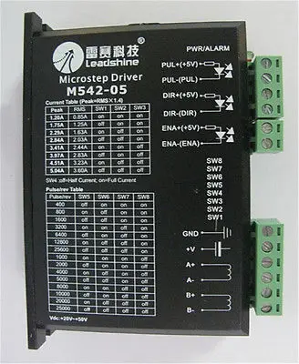 DHL/EMS 2*Leadshine M542-05 CNC Stepper Drive 2ph 24~50VDC for Nema17 23 Motor Freeship -A2
DHL/EMS 2*Leadshine M542-05 CNC Stepper Drive 2ph 24~50VDC for Nema17 23 Motor Freeship -A2